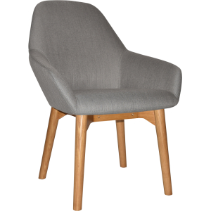 Alternative view of Bronte Tub Chair Light Oak Timber Leg