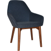 Bronte Tub Chair Walnut Timber Leg - Image 2