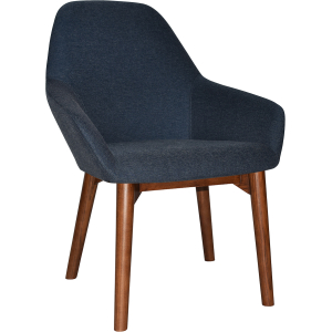 Alternative view of Bronte Tub Chair Walnut Timber Leg