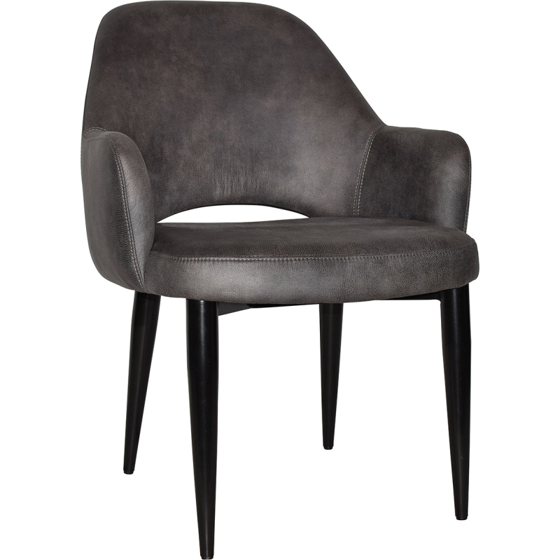 Albury XL Arm Chair Black Leg - Image 5