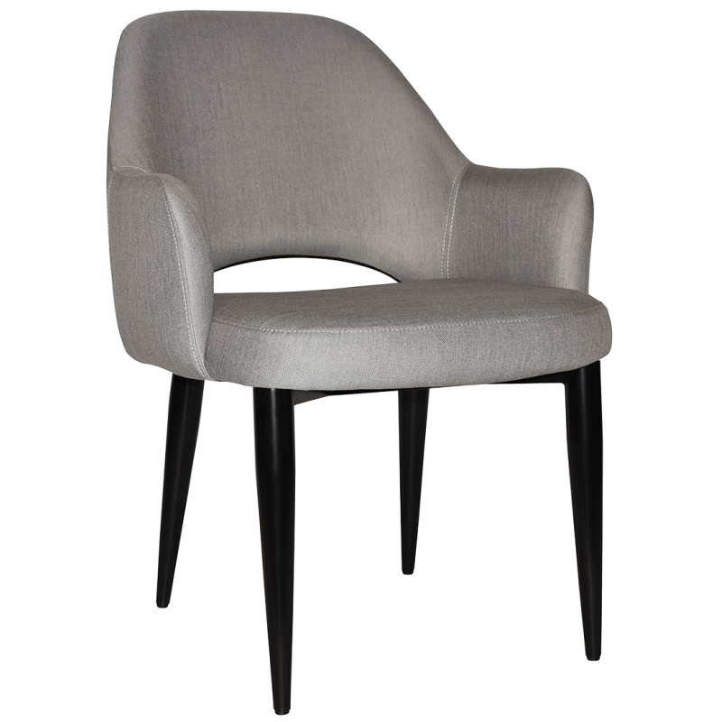 Albury XL Arm Chair Black Leg - Image 10