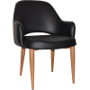 Albury XL Arm Chair Oak Metal Leg - Image 11