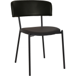 Lugano Chair Black Vinyl