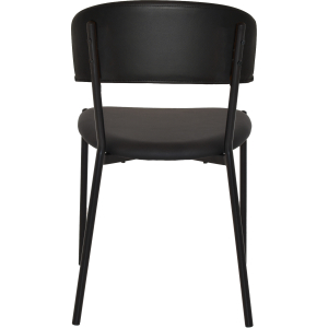 Alternative view of Lugano Chair Black Vinyl