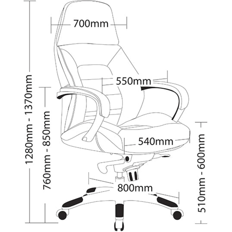 Magnum Leather Executive Chair - Image 11