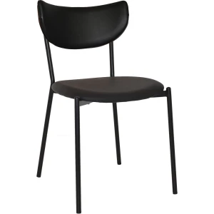 Marco Black Vinyl Chair