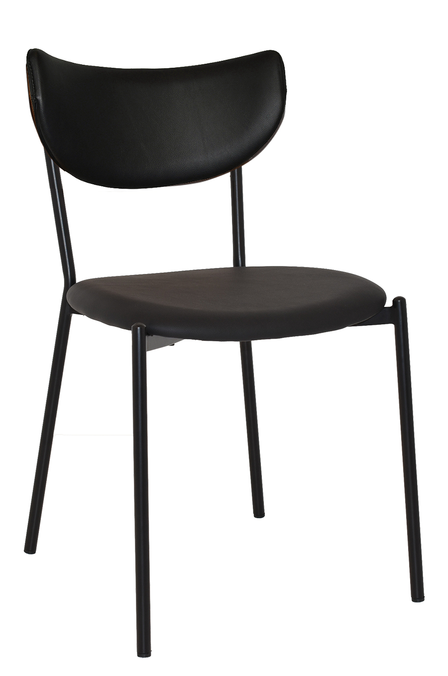 Marco Black Vinyl Chair