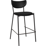 Marco Stool Black Vinyl Seat & Back