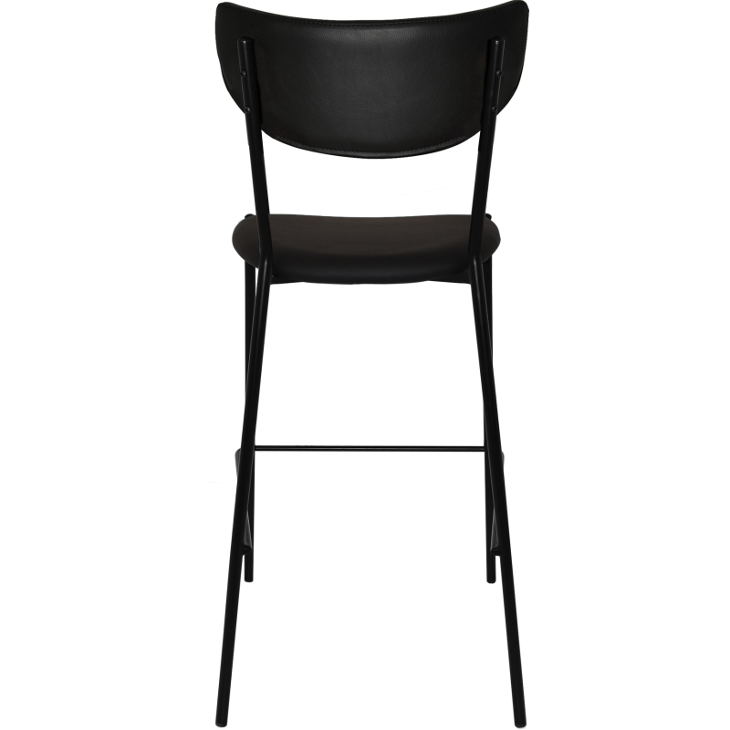 Marco Stool Black Vinyl Seat & Back - Image 2