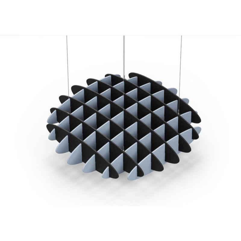 Acoustic Ceiling Sound Trap - 1200mm x 1200mm Round - Black | Pacific Blue
