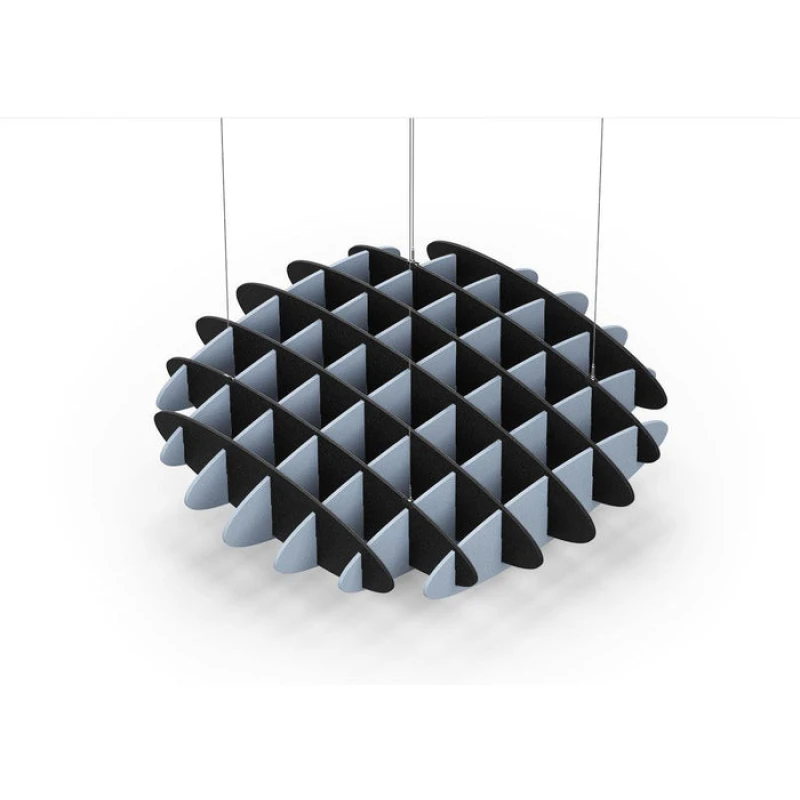 Acoustic Ceiling Sound Trap - 1200mm x 1200mm Round - Black | Pacific Blue
