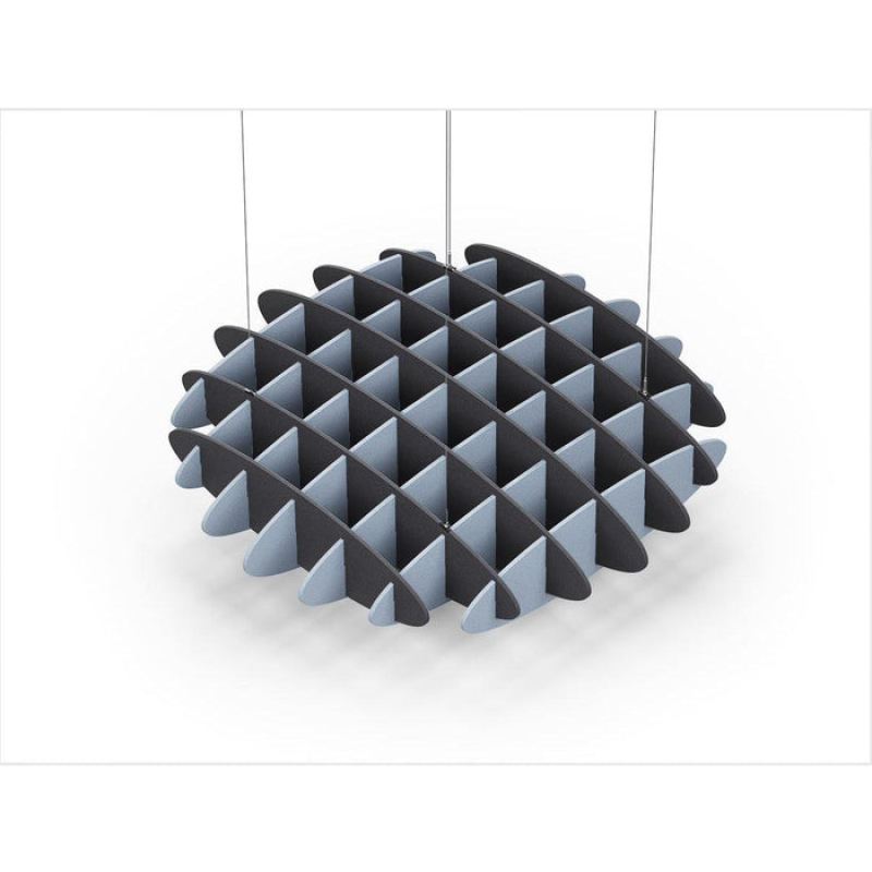 Acoustic Ceiling Sound Trap - 1200mm x 1200mm Round - Charcoal Grey | Pacific Blue