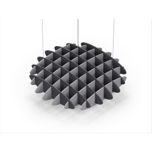 Acoustic Ceiling Sound Trap - 1200mm x 1200mm Round - Charcoal Grey | Slate Grey