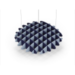 Acoustic Ceiling Sound Trap - 1200mm x 1200mm Round - Dark Blue | Pacific Blue