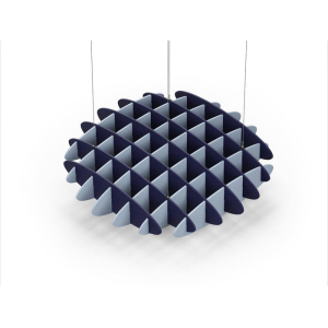 Acoustic Ceiling Sound Trap - 1200mm x 1200mm Round - Dark Blue | Pacific Blue