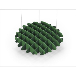 Acoustic Ceiling Sound Trap - 1200mm x 1200mm Round - Green | Dark Green