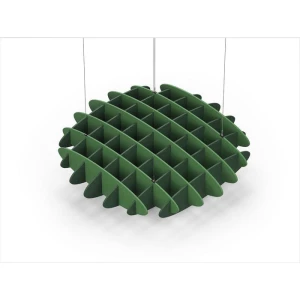 Acoustic Ceiling Sound Trap - 1200mm x 1200mm Round - Green | Dark Green