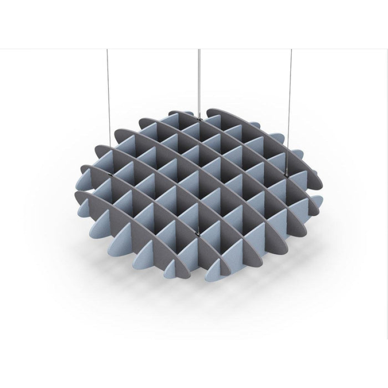 Acoustic Ceiling Sound Trap - 1200mm x 1200mm Round - Grey | Pacific Blue