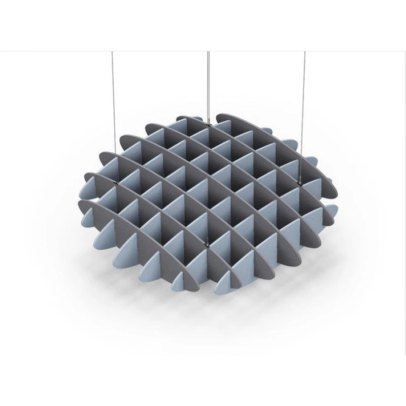 Acoustic Ceiling Sound Trap - 1200mm x 1200mm Round - Grey | Pacific Blue