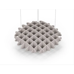 Acoustic Ceiling Sound Trap - 1200mm x 1200mm Round - Light Beige