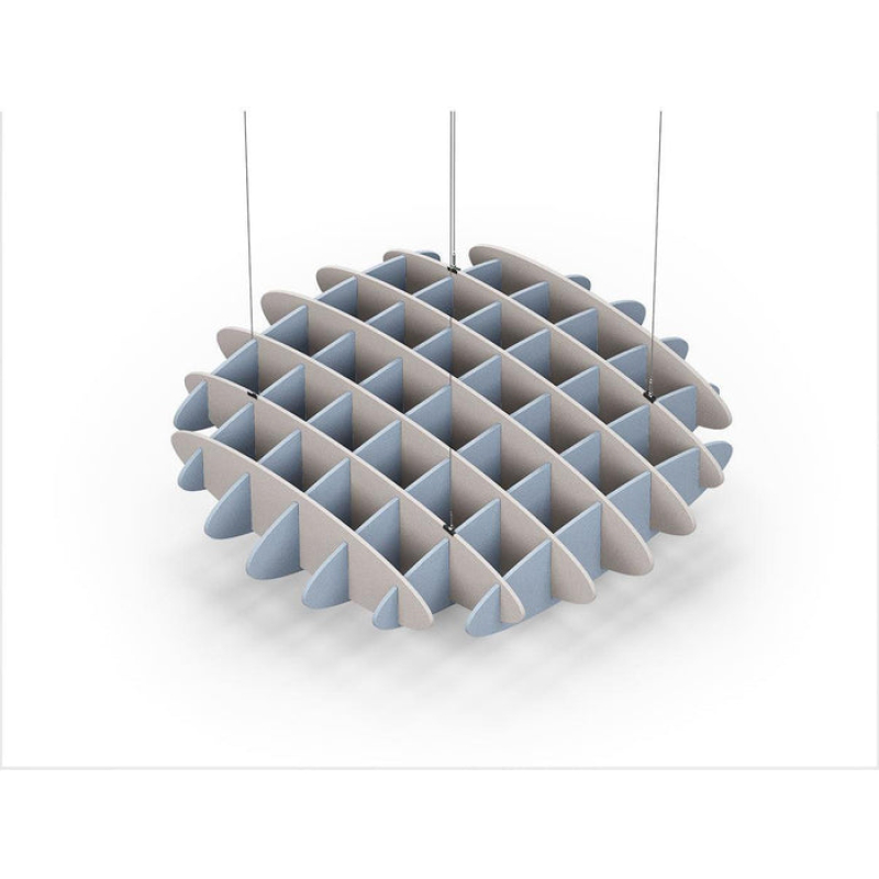 Acoustic Ceiling Sound Trap - 1200mm x 1200mm Round - Light Beige | Pacific Blue
