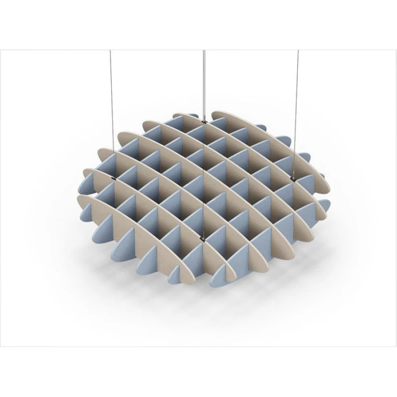 Acoustic Ceiling Sound Trap - 1200mm x 1200mm Round - Natural | Pacific Blue