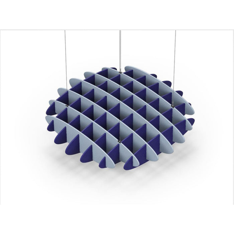 Acoustic Ceiling Sound Trap - 1200mm x 1200mm Round - Pacific Blue | Blue