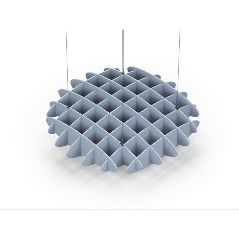 Acoustic Ceiling Sound Trap - 1200mm x 1200mm Round - Pacific Blue