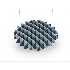 Acoustic Ceiling Sound Trap - 1200mm x 1200mm Round - Pacific Blue | Peacock Green