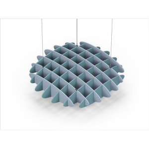 Acoustic Ceiling Sound Trap - 1200mm x 1200mm Round - Pacific Blue | Sky Blue