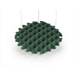 Acoustic Ceiling Sound Trap - 1200mm x 1200mm Round - Peacock Green | Green