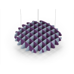 Acoustic Ceiling Sound Trap - 1200mm x 1200mm Round - Purple | Pacific Blue
