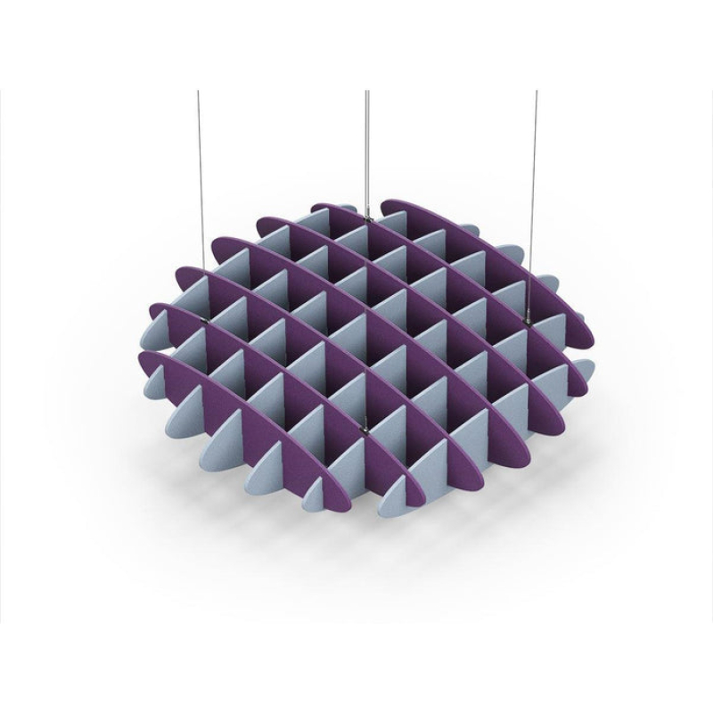 Acoustic Ceiling Sound Trap - 1200mm x 1200mm Round - Purple | Pacific Blue