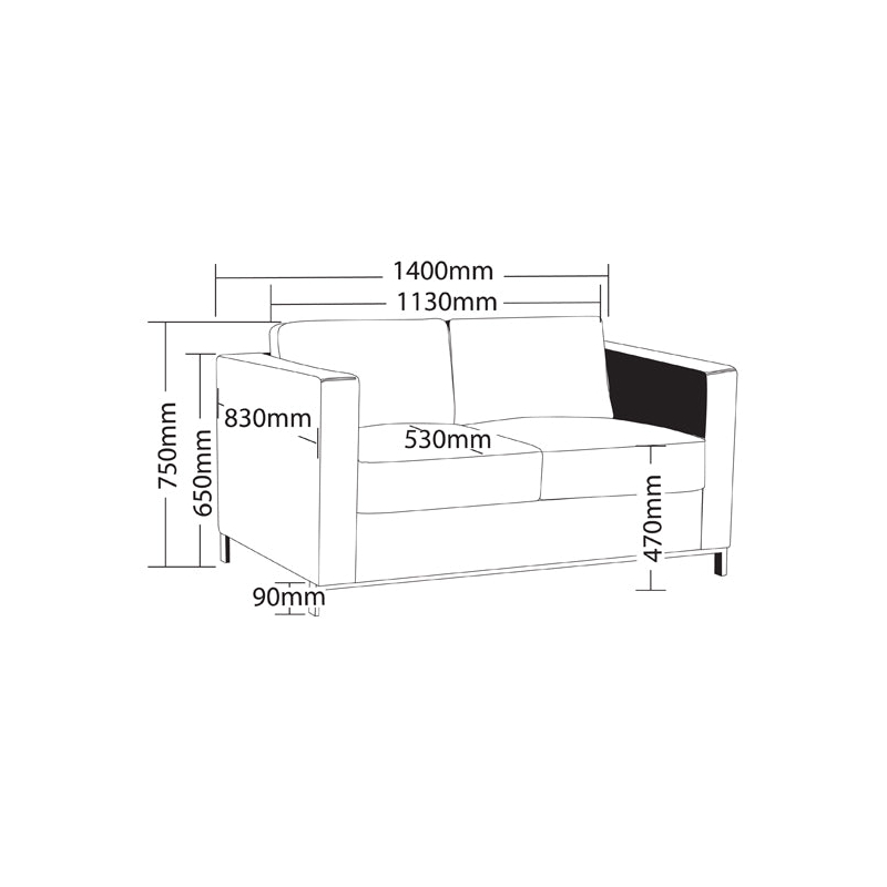 Plaza 2 Seat Lounge - Image 3