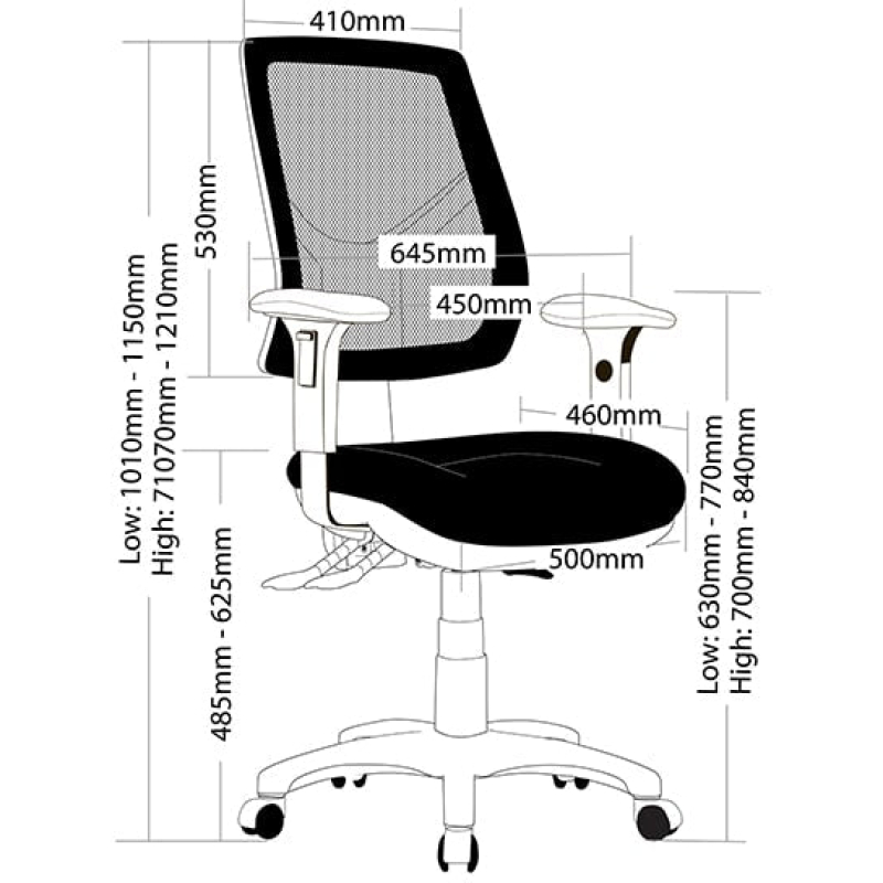 Rio Office Chair AFRDI Level 6 - Image 5