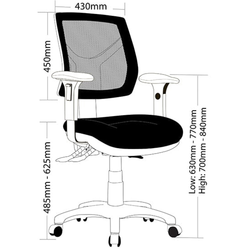Rio Office Chair AFRDI Level 6 - Image 7