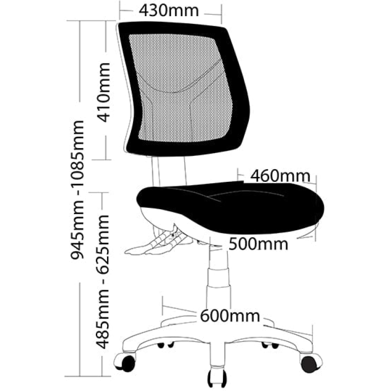 Rio Office Chair AFRDI Level 6 - Image 8