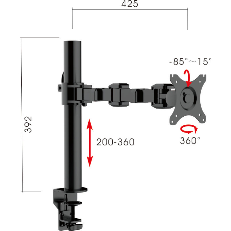 REVOLVE SINGLE MONITOR ARM - Image 2