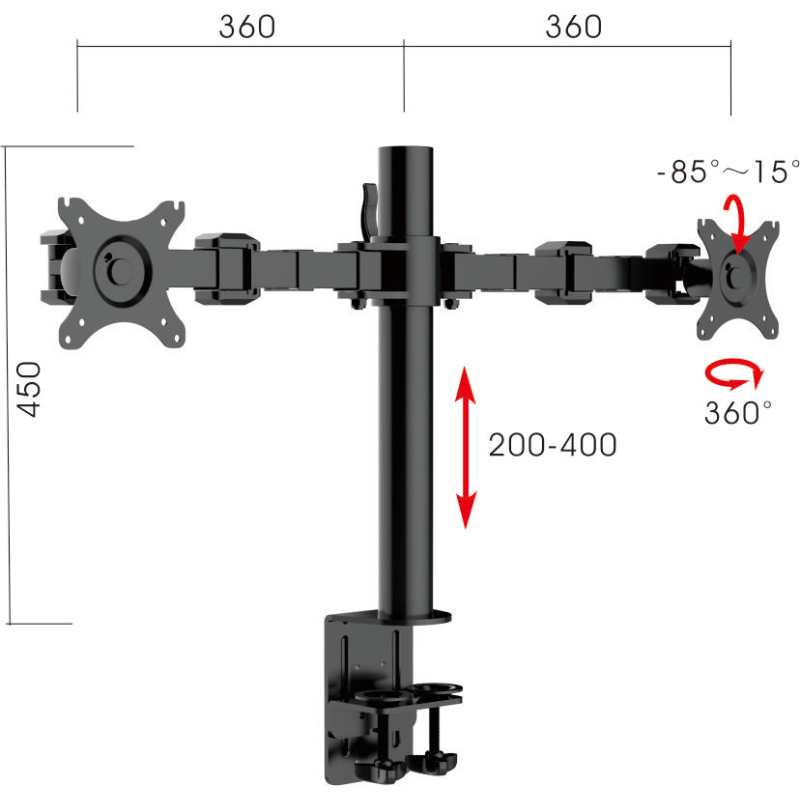 Revolve Dual Monitor Arm - Image 2