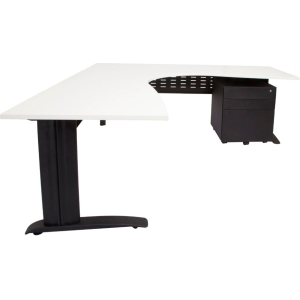 Alternative view of Deluxe Rapid Span Corner Workstation