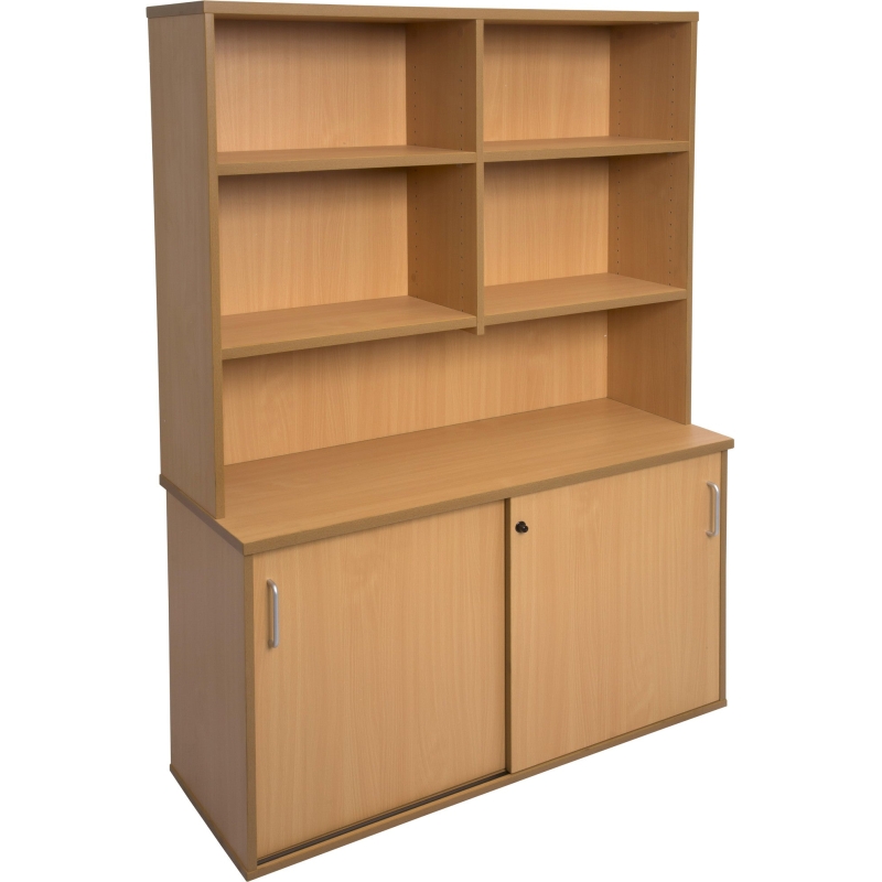 Bookcase Hutch Over Desk Storage - Image 4