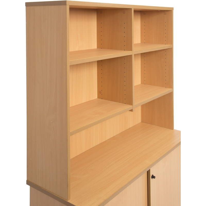 Bookcase Hutch Over Desk Storage - Image 3