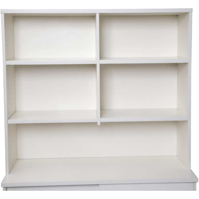 Bookcase Hutch Over Desk Storage - Image 5