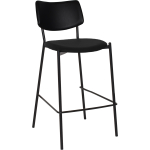 Texas Stool Black Vinyl