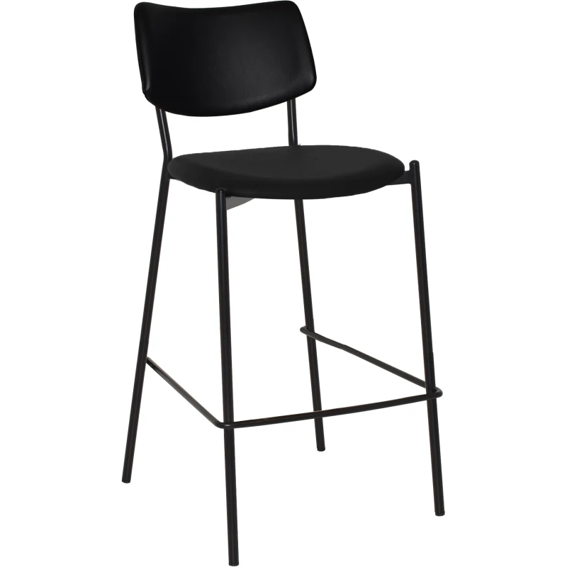Texas Stool Black Vinyl