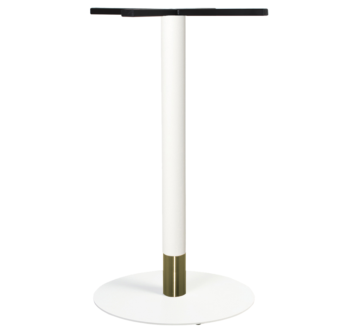 Tivoli Bar Base White White Brass collar 540mm Disc