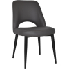albury chair black metal leg