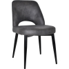 albury chair black metal leg