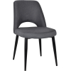 albury chair black metal leg