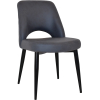 albury chair black metal leg